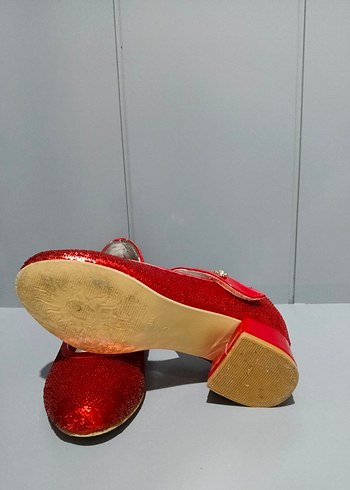 Kız Çocuk Kırmızı ayakkabı - Görsel 9