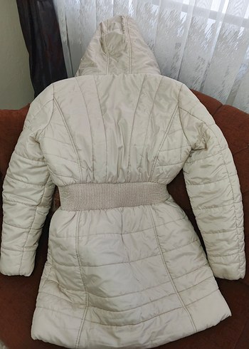 Kürklü Uzun Kadın Kışlık Mont - Görsel 3