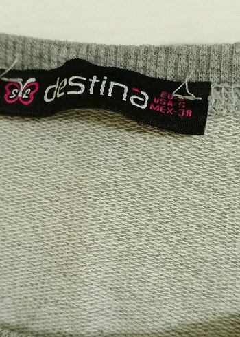 Gri Örgü Kadın Sweatshirt, Bisiklet Yaka, Rahat Kesim - Görsel 10