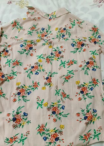 Çiçek Desenli Bohem Kadın Gömlek - Görsel 5