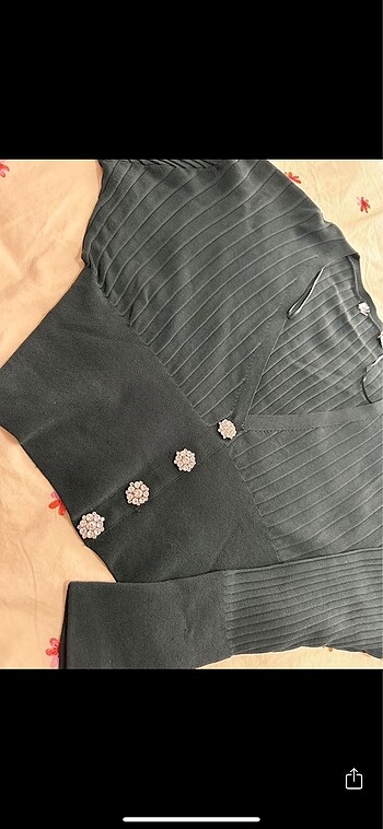 Zara Zara zümrüt yeşil taşlı hırka