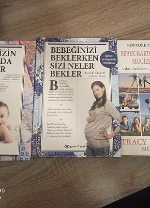 Bebek bakım kitapları 3 adet 