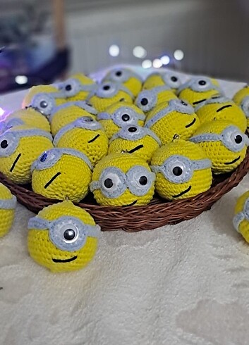  Beden Minion anahtarlık(tercihe göre kartlı,jelatinli) 10 adet