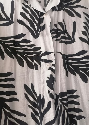 Desenli Uzun Kollu Salaş Kadın Gömlek - Görsel 4