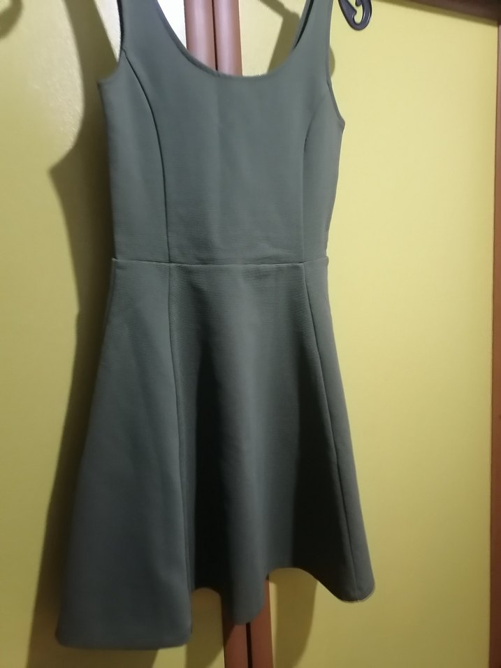 Kadın Kolsuz Midi Elbise, - Görsel 4