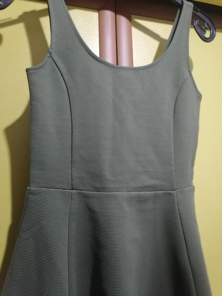 Kadın Kolsuz Midi Elbise, - Görsel 3