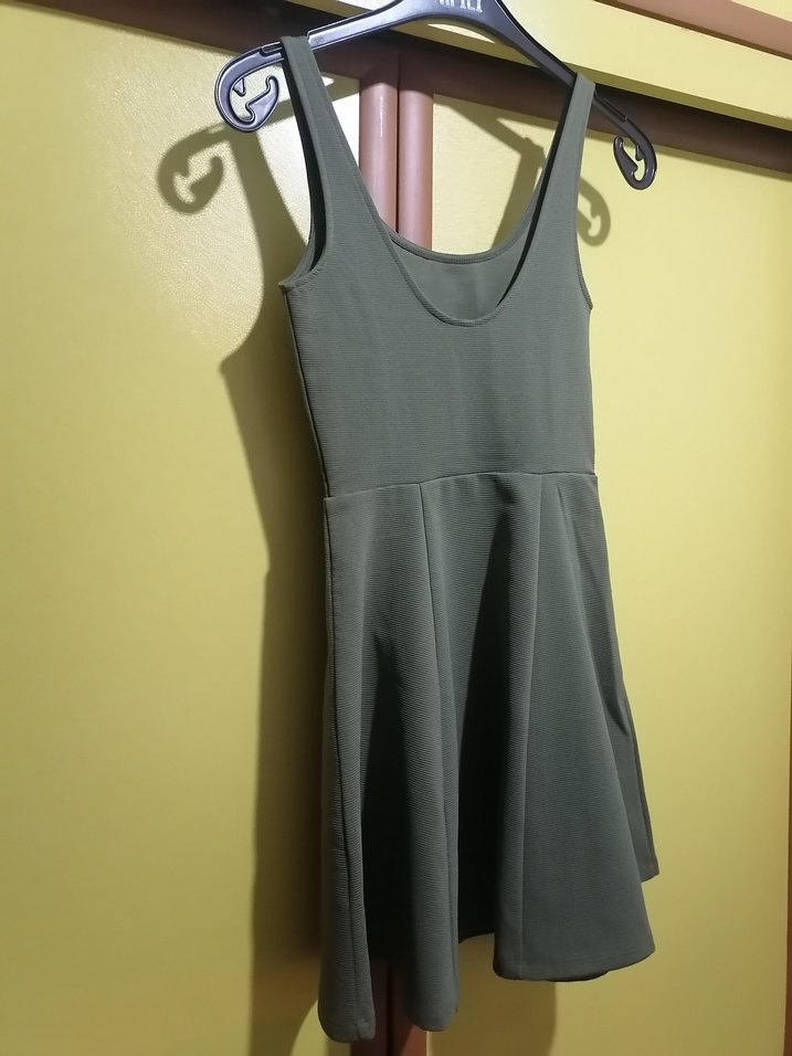 Kadın Kolsuz Midi Elbise, - Görsel 2