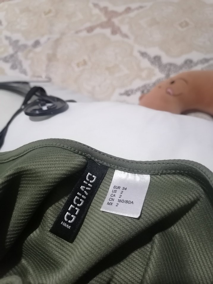 Kadın Kolsuz Midi Elbise, - Görsel 5