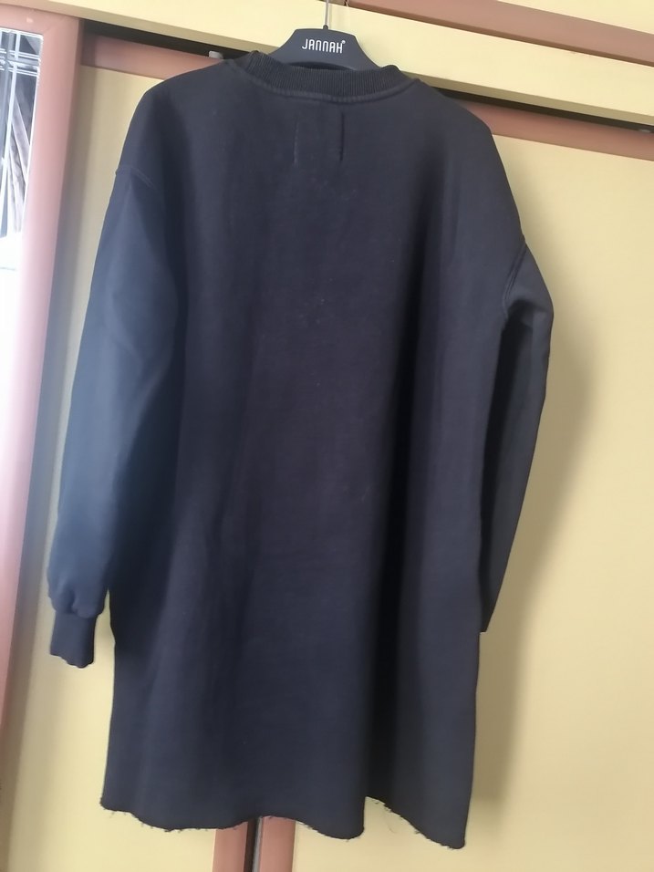 Bugs Bunny Baskılı siyah Kadın Sweatshirt - Görsel 4