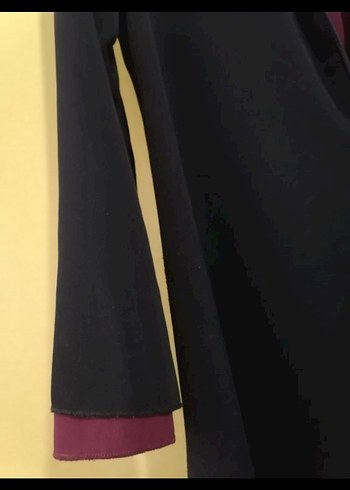 Bordo siyah salaş ferace - Görsel 7