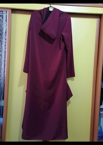 Bordo siyah salaş ferace - Görsel 5