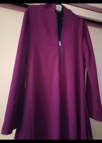 Bordo siyah salaş ferace - Görsel 3