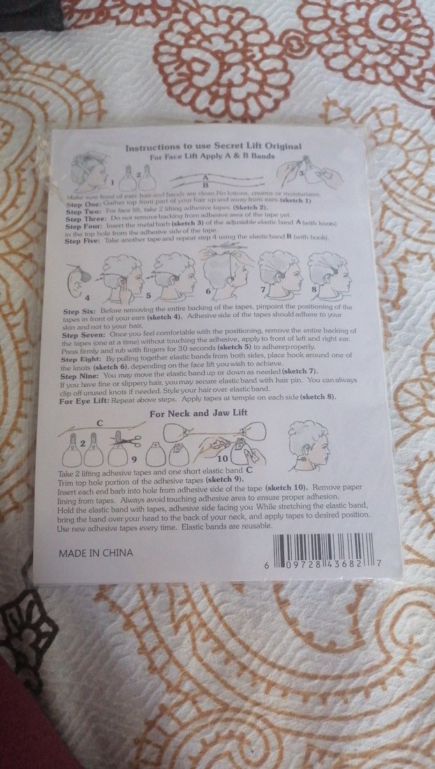 Secret Lift Yüz ve Boyun Kaldırıcı Bant Seti - Görsel 2