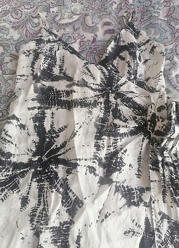 Keten elbise - Görsel 8