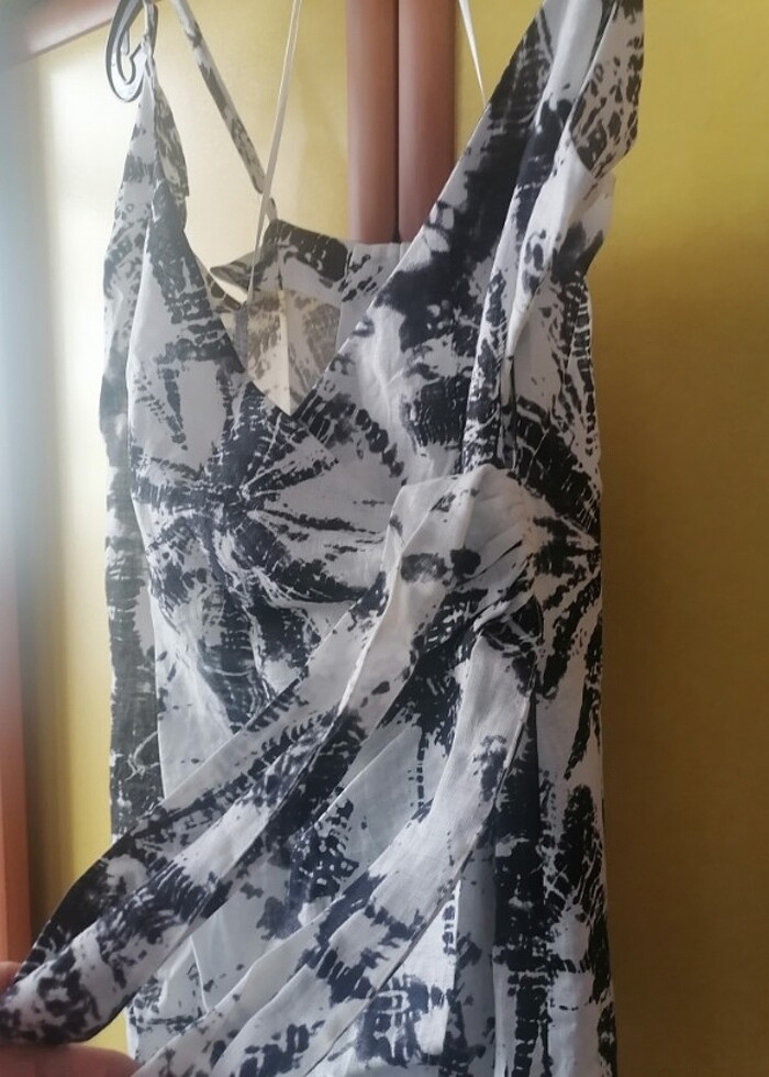 Keten elbise - Görsel 3