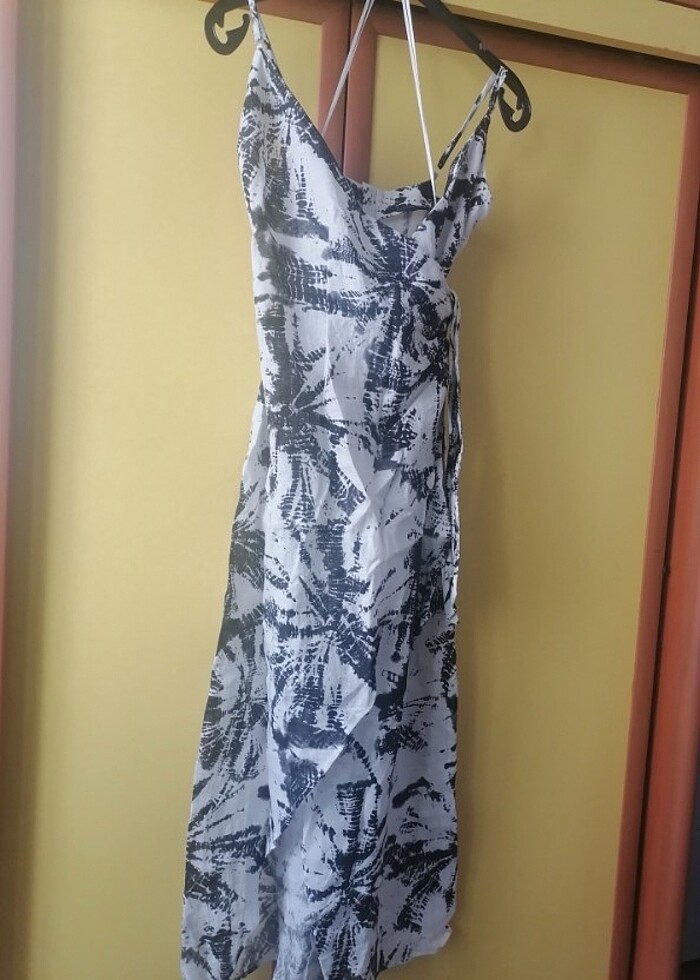 Keten elbise - Görsel 4