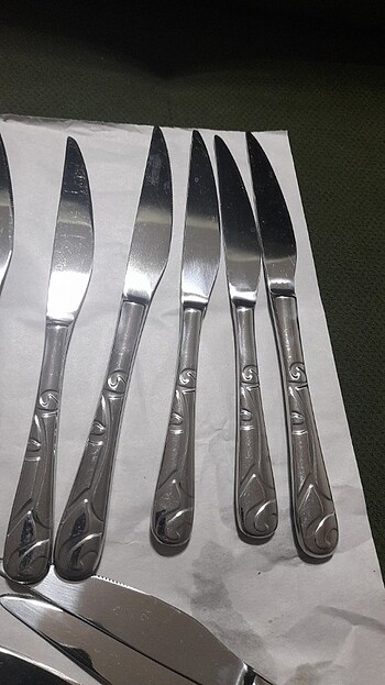 Çelik yemek ve tatlı  bıçağı  - Görsel 3