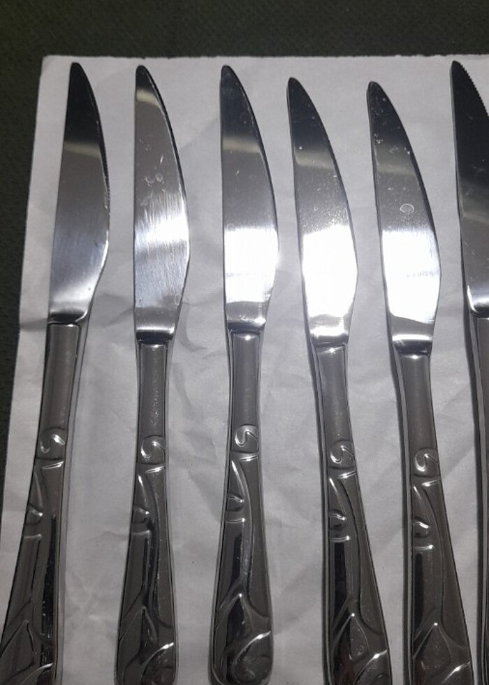 Çelik yemek ve tatlı  bıçağı  - Görsel 2