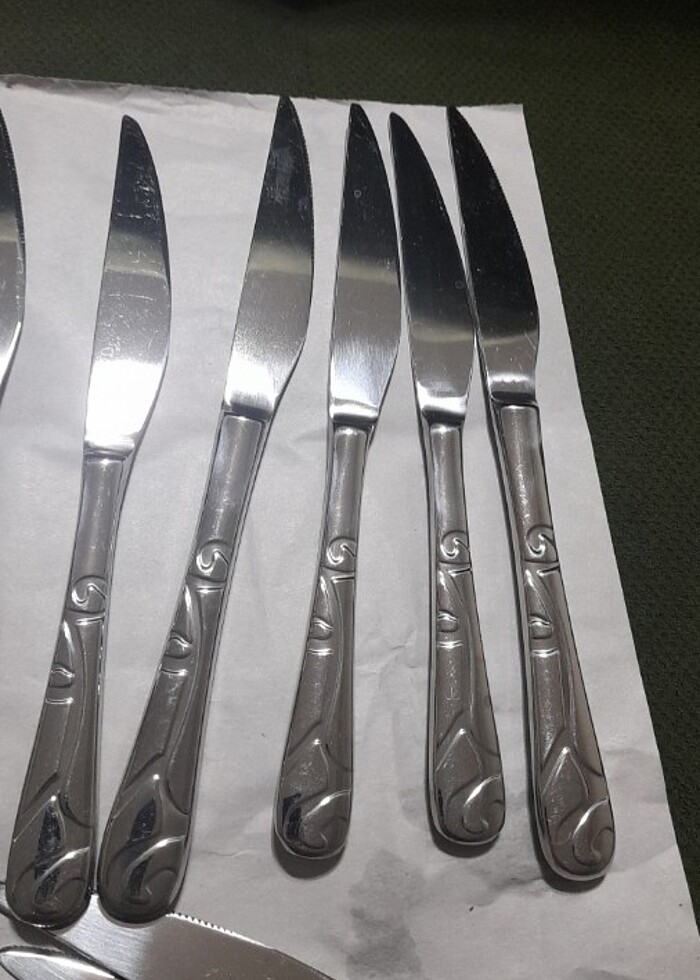 Çelik yemek ve tatlı  bıçağı  - Görsel 3