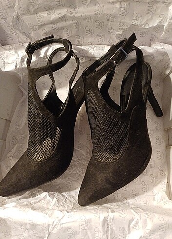 39 Beden siyah Renk Catwalk Topuklu Ayakkabı
