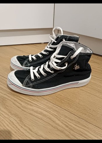 U.S. Polo Assn. Beyaz Düz Tabanlı Spor Ayakkabı - Görsel 3