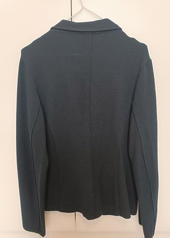 Düğmeli Lacivert Kadın Blazer Ceket - Görsel 5