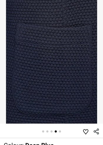 Düğmeli Lacivert Kadın Blazer Ceket - Görsel 3