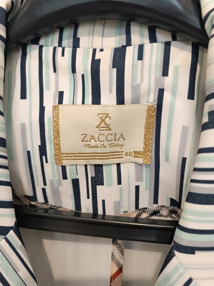 Zebra Desenli Kadın Mini Blazer - Görsel 3