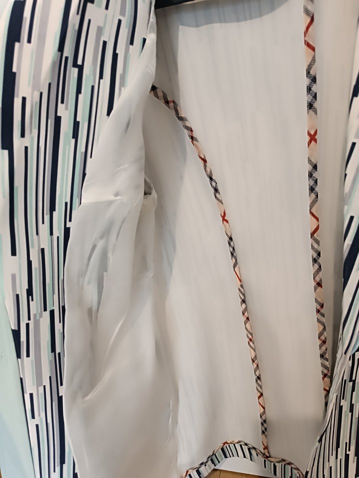 Zebra Desenli Kadın Mini Blazer - Görsel 5