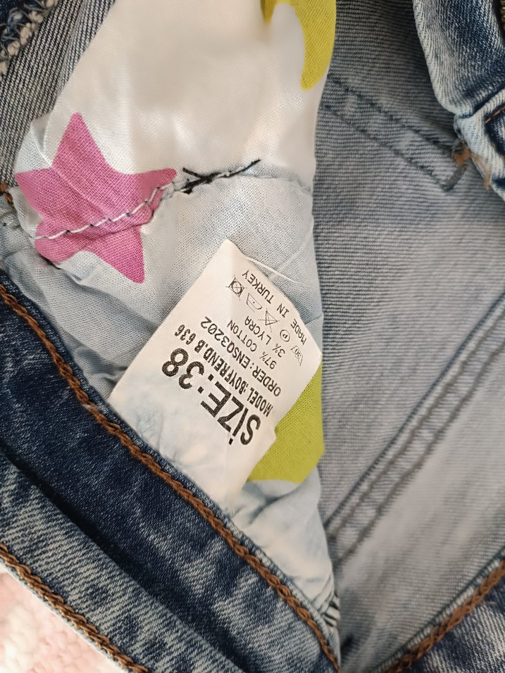 Yırtık Detaylı Salaş Kadın Jean - Görsel 5