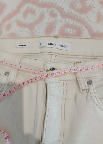 Bej Kadın Regular Fit Midi Kot Pantolon - Görsel 8