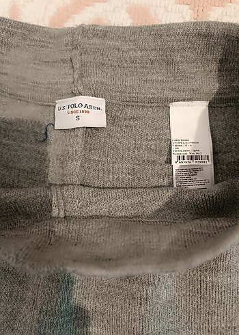 Gri Örgü Kadın Yün Pantolon - Görsel 5