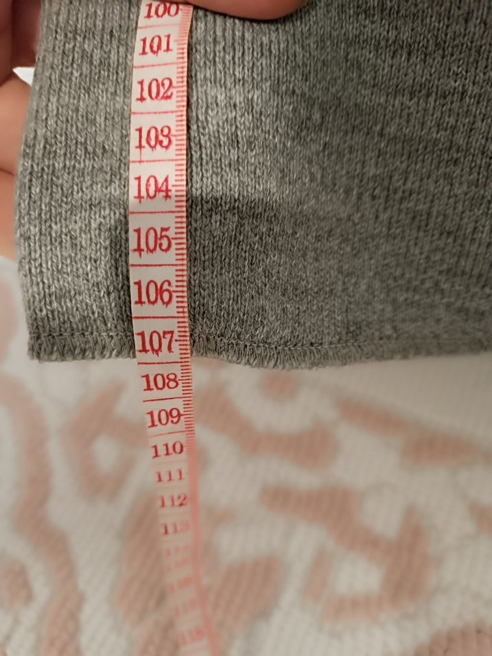 Gri Örgü Kadın Yün Pantolon - Görsel 4