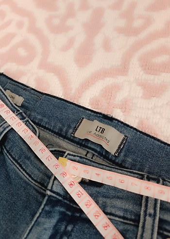 Gri Mavi Kadın Denim Pantolon - Görsel 5