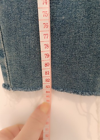 Gri Mavi Kadın Denim Pantolon - Görsel 4