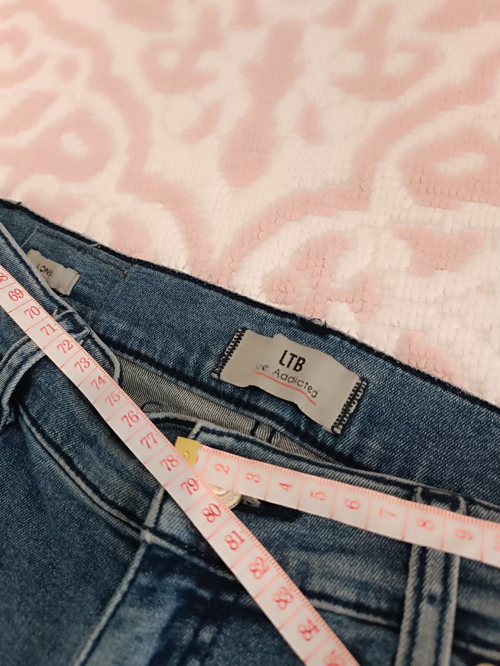 Gri Mavi Kadın Denim Pantolon - Görsel 5