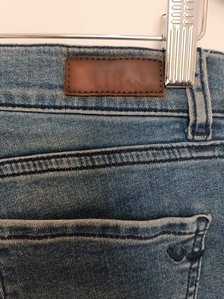 Gri Mavi Kadın Denim Pantolon - Görsel 3