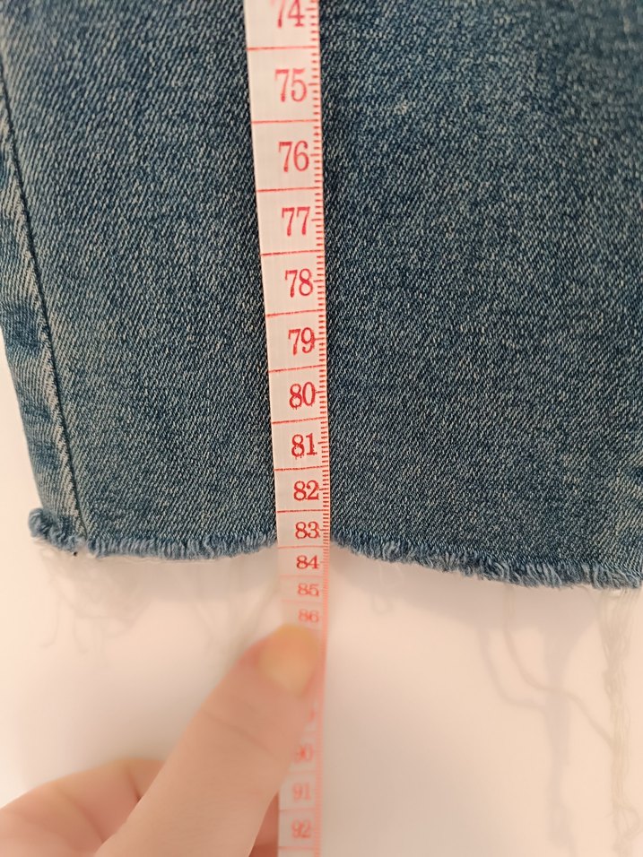 Gri Mavi Kadın Denim Pantolon - Görsel 4