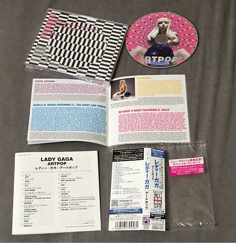 Lady Gaga Artpop Japonya Cd