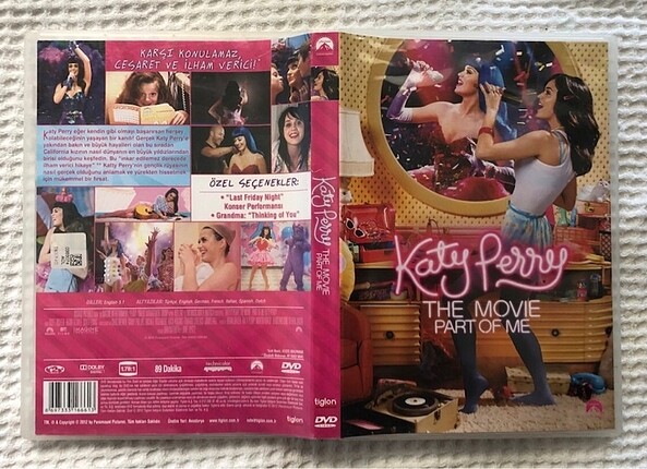 Katy Perry The Movie Part Of Me Dvd