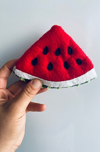  FELT TOYS KEÇE OYUNCAK KARPUZ DİLİMİ