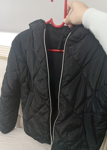 Siyah Fermuarlı Kadın Günlük Mont - Görsel 2