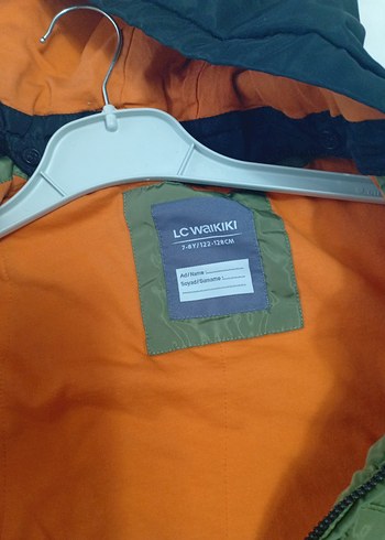 Kapüşonlu Haki Erkek Çocuk Mont - Görsel 5