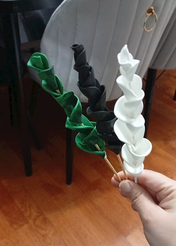 Koyu Yeşil Dekoratif 2adet fiyati - Görsel 3