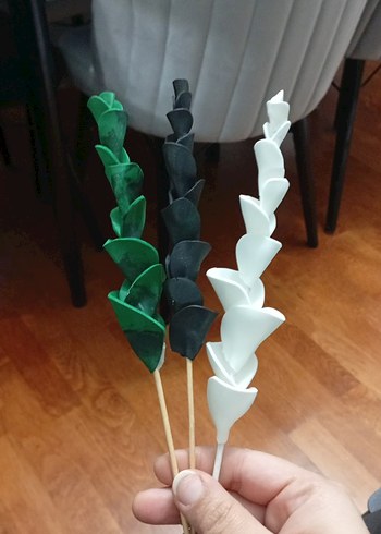 Koyu Yeşil Dekoratif 2adet fiyati - Görsel 2