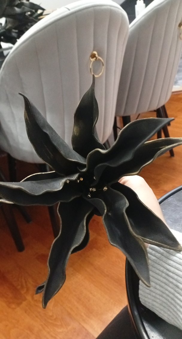 siyah Gold Dekoratif Yapay Bitki - Görsel 2