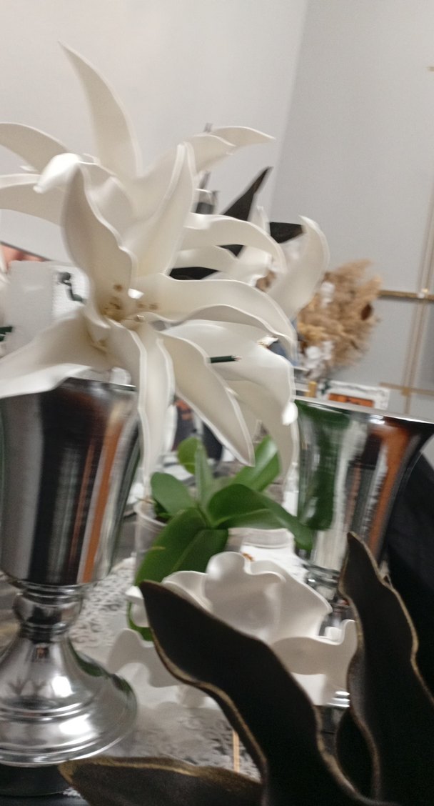 siyah Gold Dekoratif Yapay Bitki - Görsel 5