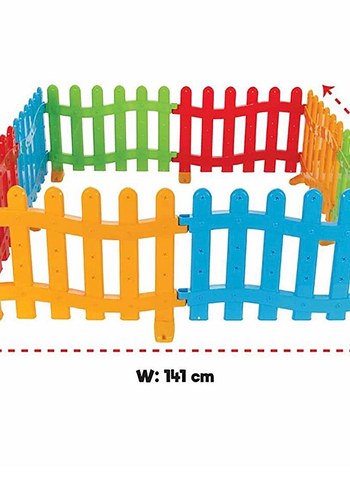 Pilsan Handy Çit Pastel Renkli Oyun Parkı - Görsel 2