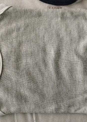 Gri Kolsuz Bebek Body Balıkçı Yaka Pamuk - Görsel 3