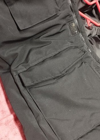 Siyah Kadın Kürklü Midi Parka - Görsel 8